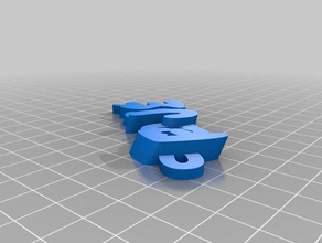 fco josé organización personalizado 3d print model - Mito3D