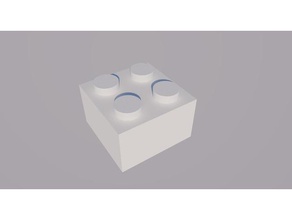 lego briques-2x2-l 3d de l'impression briques 2x2 3d print model - Mito3D