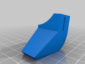 my customized snap-fit blower fan duct 3d printer parts 3d print model - Mito3D