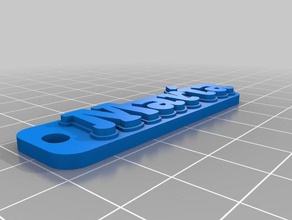 mar&iacutea chaveiros personalizado 3d print model - Mito3D