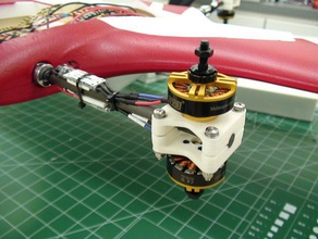 a montagem do motor dis d4215 10mm rodada tipo grampo rc veículos 4215 vaga-lume firefly6 3d print model - Mito3D