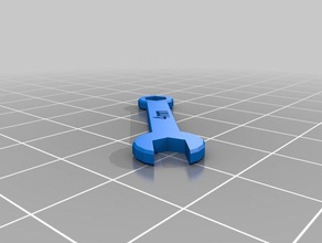 4mm chave diy personalizado 3d print model - Mito3D