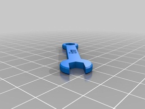 6mm clé le bricolage personnalisé 3d print model - Mito3D