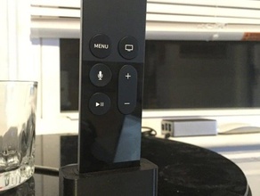 apple tv 4 remota de carregamento doca gadgets a controle remoto da cobrança carregador 3d print model - Mito3D