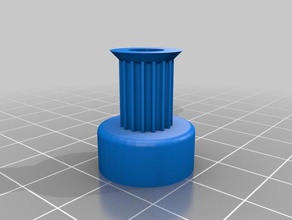 my customized parametric pulley lots tooth profiles 3d printer parts 3d print model - Mito3D