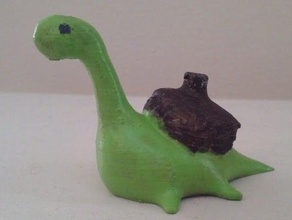 sheldon piccolo dinosauro le creature figurine 3d print model - Mito3D