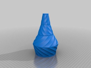 costomized vase math art customized 3d print model - Mito3D
