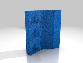 manichino morsetto per guida cassetto tira arredamento 3d print model - Mito3D