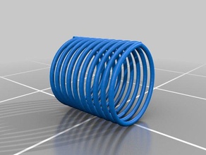 big coiled up spring other 3d print model - Mito3D