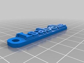 isabelle llaveros personalizado 3d print model - Mito3D