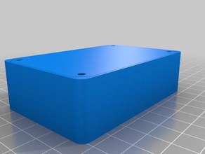box recinto 80 50 20 mm coperchio l'elettronica personalizzato 3d print model - Mito3D