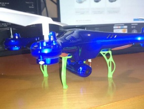 syma quadcopter x5sw x5c x5c1 stub legs rc vehicles 3d print model - Mito3D