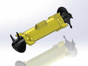 nastro di gomma alimentato da bagno sottomarino meccanica giocattoli 3d print model - Mito3D