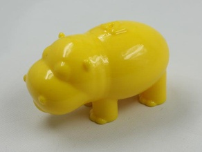 hippo nt animals toys games hippopotamus nikoss 3d print model - Mito3D