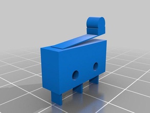 micro switch electronics customizer library openscad parametric 3d print model - Mito3D