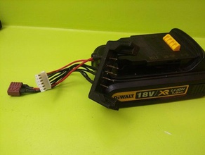 dewalt xr adaptateur de charge le bricolage chargeur en liion 3d print model - Mito3D