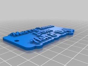 ash dafi etiqueta llaveros personalizado 3d print model - Mito3D