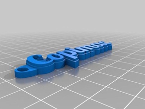 copimaclauer keychains customized 3d print model - Mito3D