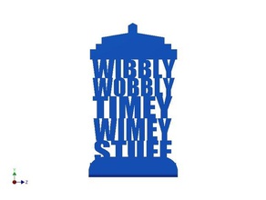 wibbly wobbly timey wimey stuff andere 3d print model - Mito3D