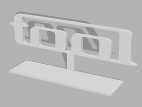 strumento logo stand i segni loghi 3d print model - Mito3D