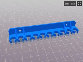 cable hanger organization 3d print model - Mito3D