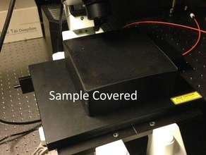 light tight enclosure microscope sample v1 other 3d print model - Mito3D
