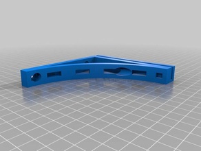 3mm slip bracket household plywood shelf 3d print model - Mito3D