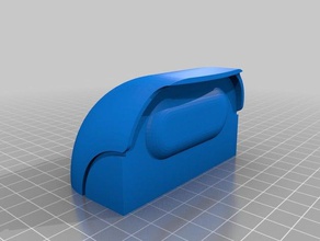 license plate light step automotive 3d print model - Mito3D