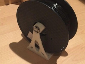 spool holder ball bearing 608zz Unterstützung bobine filament avec roulement bille 3d Drucker Zubehör 3d print model - Mito3D