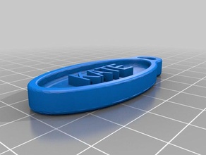 catena chiave di kate le monete distintivi personalizzato 3d print model - Mito3D