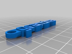 grandma keychain organization customized 3d print model - Mito3D