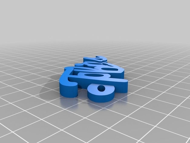 tobias organización personalizado 3D print model - Mito3D