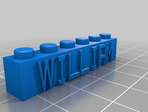 george 1x6 Bau - Spielzeug angepasst 3d print model - Mito3D