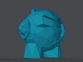 marvin low-poly Kreaturen 3d print model - Mito3D