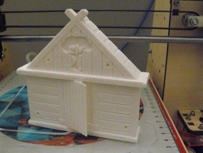 viking gnome casa de fadas porta edifícios estruturas 3d print model - Mito3D