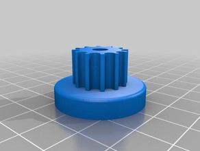 pulley 12t 11mm wide retainer 3d printer parts customized 3d print model - Mito3D