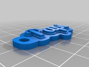 mamitag Schlüsselanhänger angepasst 3d print model - Mito3D