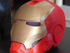 iron man Skulpturen die Büste casco florero Blumentopf Kopf Helm Superheld superheroe 3d print model - Mito3D