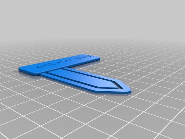 my customized bookmark paper clip office 3D print model - Mito3D