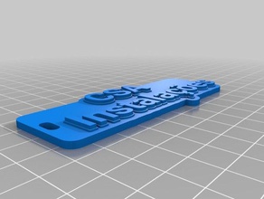 csa instala&ccedil&otildees llaveros personalizado 3d print model - Mito3D