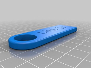 sleutel Schlüsselanhänger - Zubehör angepasst 3d print model - Mito3D