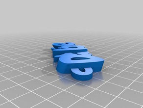 debbie Schlüsselanhänger angepasst 3d print model - Mito3D