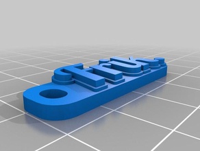 der freak-tag Schlüsselanhänger angepasst 3d print model - Mito3D