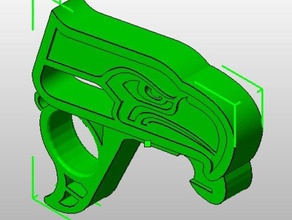 seahawks bottle opener tools 3d print model - Mito3D