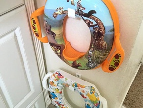 sedile wc titolare bambini bagno 3d print model - Mito3D