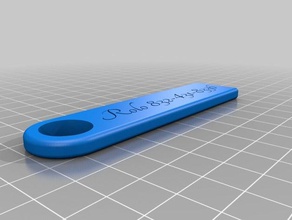 rolo tag key chain accessories customized 3d print model - Mito3D