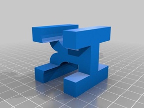 ik monograma cubo sinais logotipos personalizado 3d print model - Mito3D