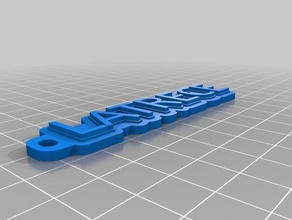 latrece Schlüsselanhänger angepasst 3d print model - Mito3D