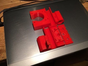 case-rap 40 x-axis group 8mm z-drive 3d printer parts 3d print model - Mito3D