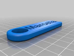 my customized personalized key chain accessories 3d print model - Mito3D